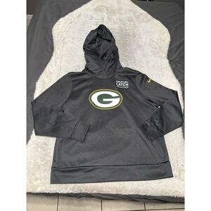 Green Bay‎ Packers Women's  Nike Crucial Catch Hoodie Size 2XL Cancer Awareness